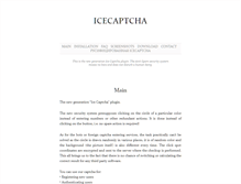 Tablet Screenshot of icecaptcha.com